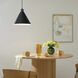 Zailey 1 Light Black Pendant Ceiling Light