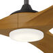 Mylo 60 inch Anvil Iron with Honey Maple Blades Ceiling Fan
