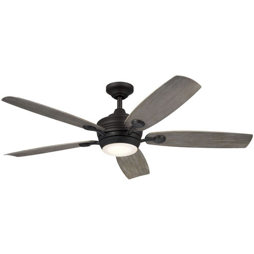 Tranquil 56 inch Olde Bronze with Weathered Medium Oak Blades Ceiling Fan