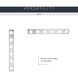 Independence 6 Light 36 inch Chrome Bath Strip Wall Light