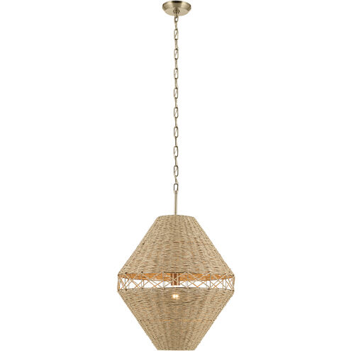 Lulo 1 Light Champagne Bronze Pendant Ceiling Light