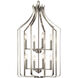 Morrigan 8 Light 19 inch Brushed Nickel Chandelier Foyer Ceiling Light