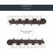 Independence 5 Light 36 inch Tannery Bronze Wall Mt Bath 5 Arm Or More Wall Light