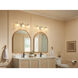 Erma 3 Light 23 inch Brushed Nickel Bath Vanity Light Wall Light, 3 Arm