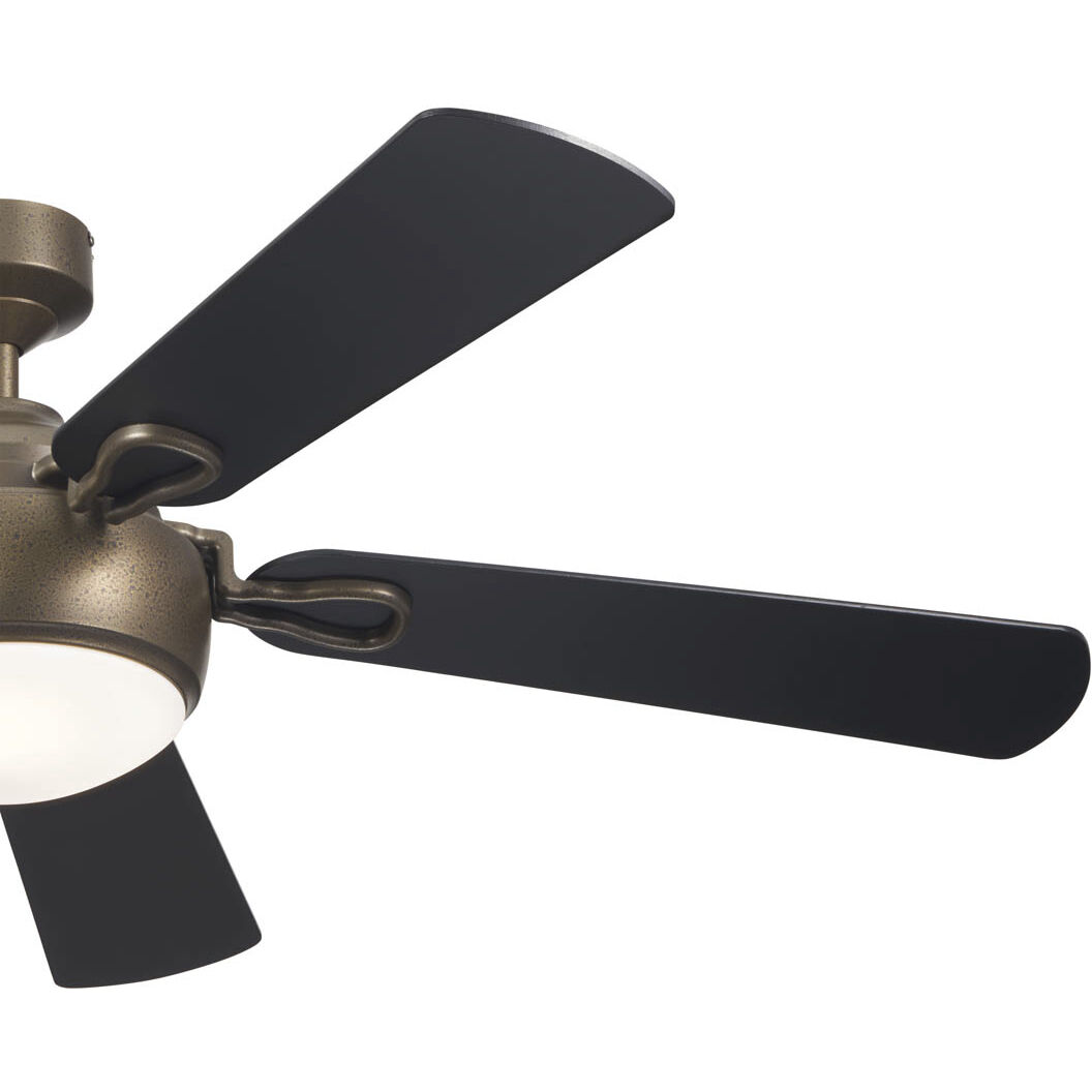 Humble 60 inch Character Bronze with Black Blades Ceiling Fan