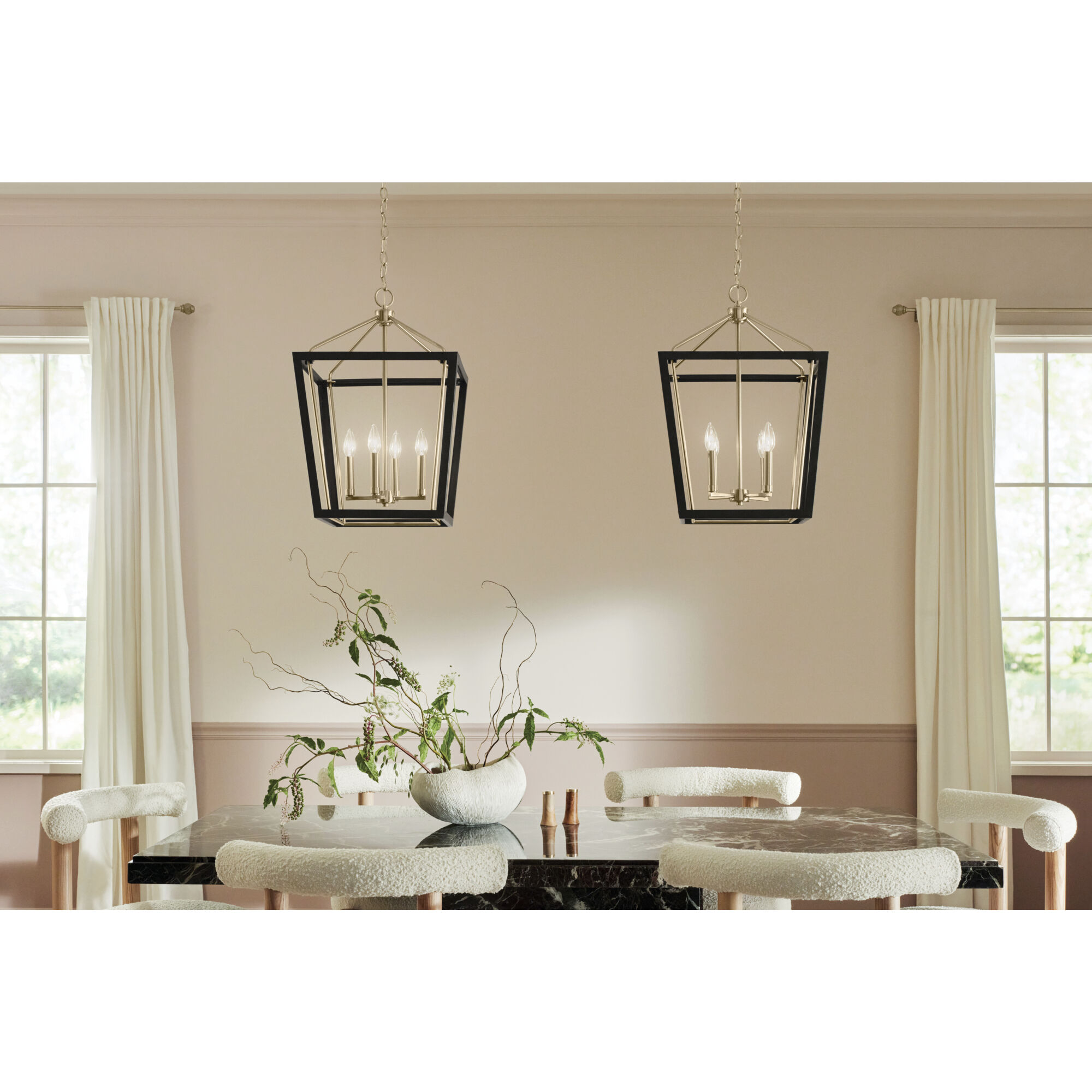 Kichler 52619CPZBK Delvin 4 Light 16 inch Champagne Bronze with