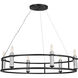 Rosalind 6 Light 33.25 inch Black Chandelier Ceiling Light