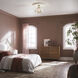 Malen LED 15.5 inch Champagne Bronze Semi Flush Mount Ceiling Light