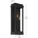Lundon 3 Light 17.5 inch Black Outdoor Wall Light