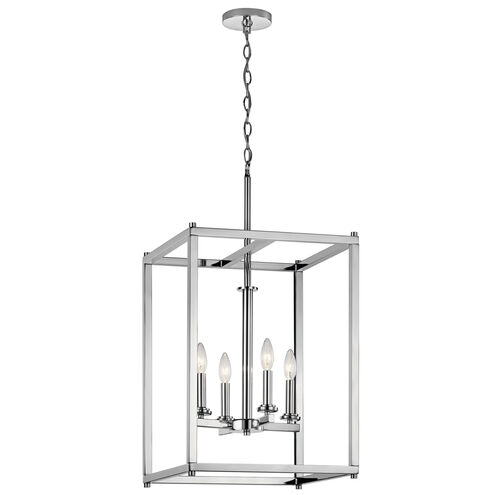 Crosby 4 Light 16 inch Chrome Foyer Pendant Ceiling Light