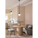 Nella 1 Light Black Pendant Ceiling Light