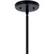 Velestino 4 Light Black Chandelier Ceiling Light