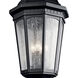 Courtyard 3 Light 27 inch Textured Black Outdoor Post Lantern
