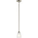 Jolie 1 Light 5 inch Brushed Nickel Mini Pendant Ceiling Light in Incandescent