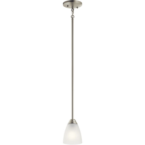 Jolie 1 Light 5 inch Brushed Nickel Mini Pendant Ceiling Light in Incandescent