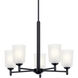 Shailene 5 Light 23.75 inch Black Chandelier Ceiling Light, Medium