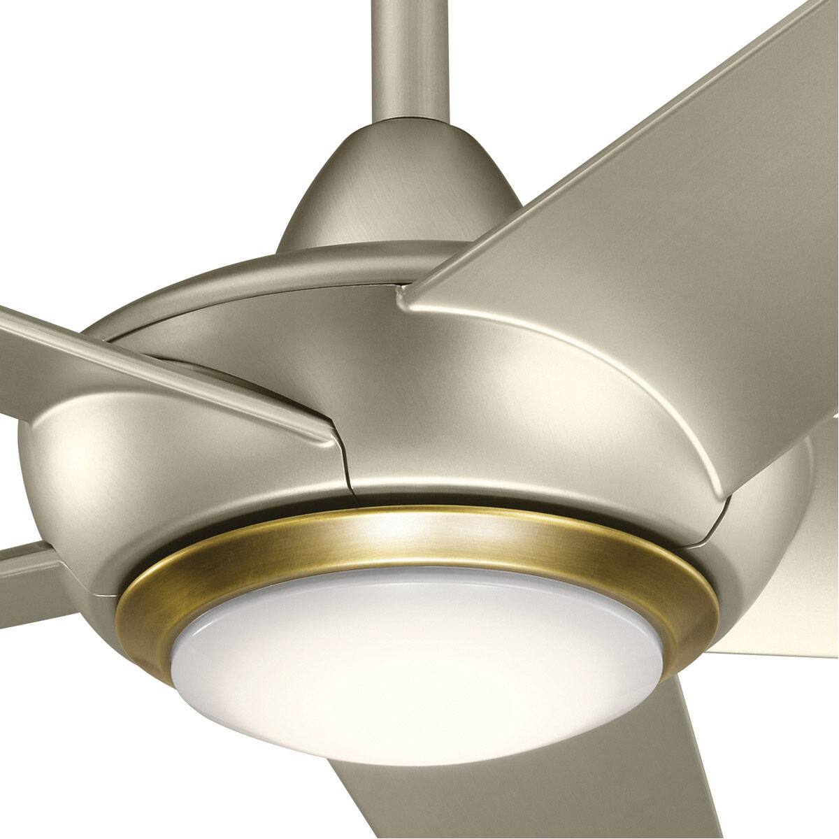 Kapono 52 inch Brushed Nickel Ceiling Fan