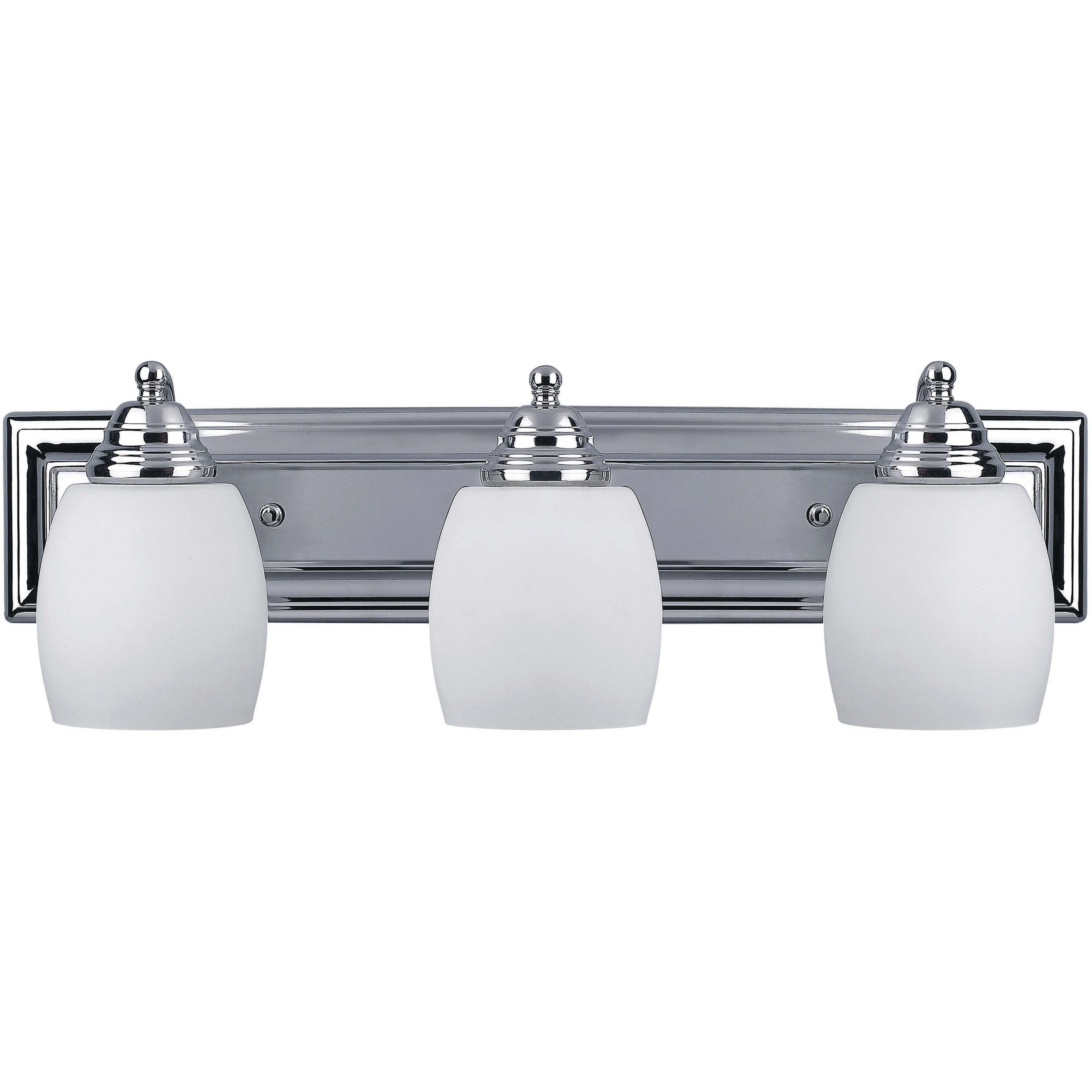 Madison 3 Light 24 inch Chrome Vanity Light Wall Light
