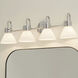 Farum LED 34 inch Chrome Bathroom Vanity Light Wall Light