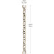 Round Champagne Bronze Decorative Chain