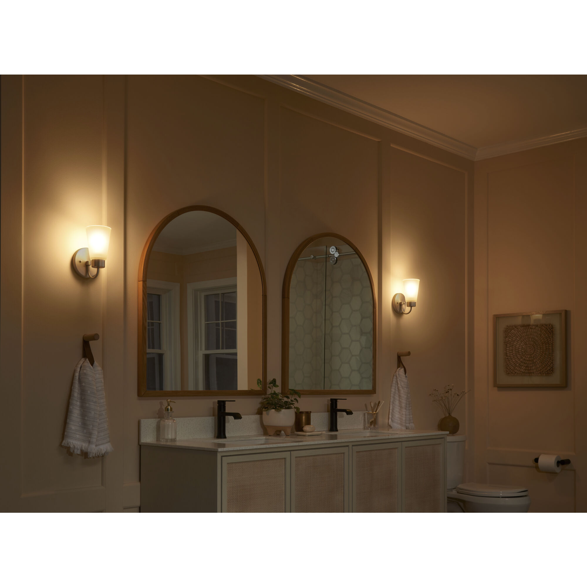 Erma 1 Light 5 inch Brushed Nickel Wall Sconce Wall Light