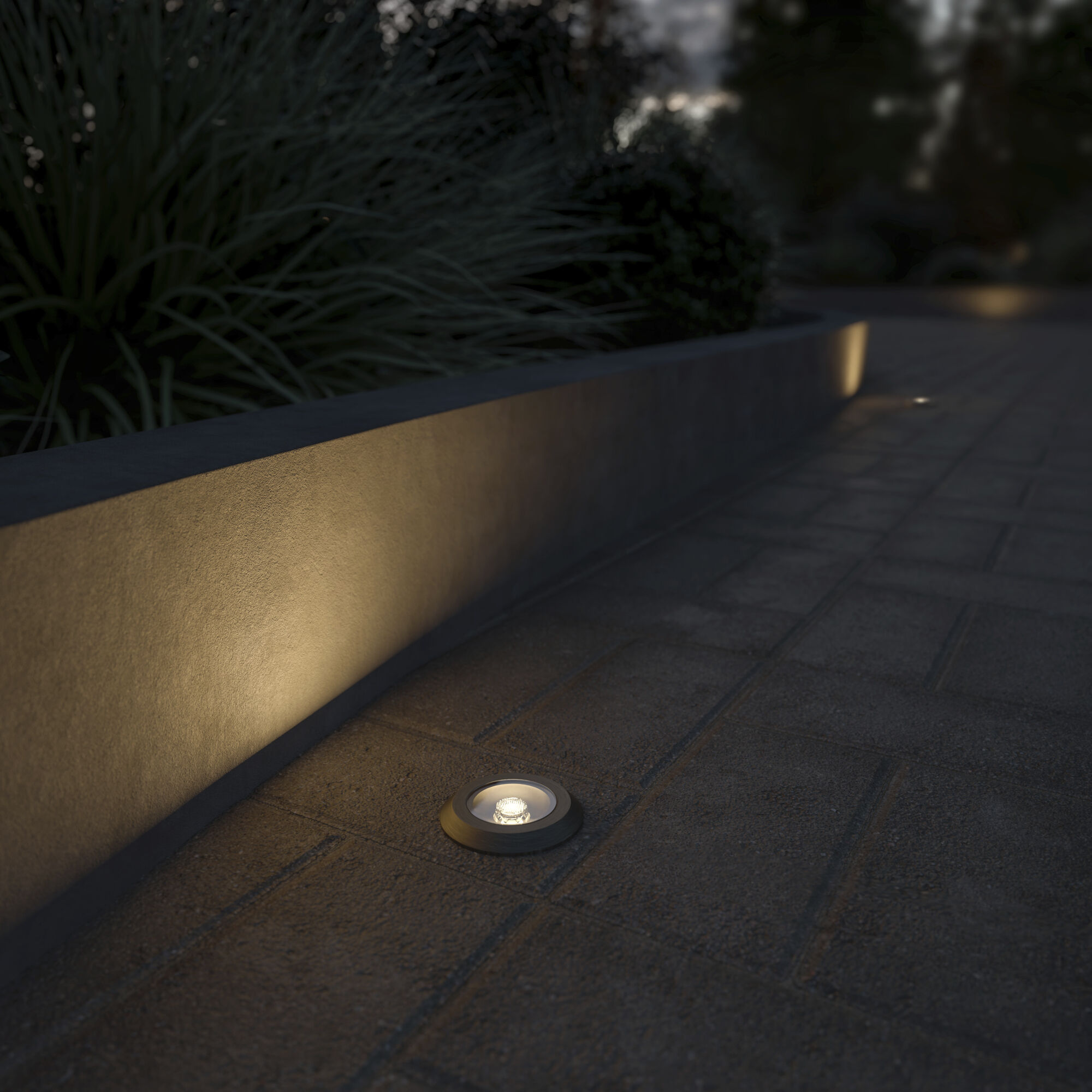 Landscape LED 12 3.50 watt Centennial Brass Landscape 12V LED Inground in 2700K