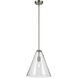 Everly 1 Light Brushed Nickel Pendant Ceiling Light