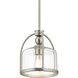 Independence 1 Light 9.5 inch Brushed Nickel Mini Pendant Ceiling Light