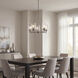 Winslow 5 Light 19.75 inch Brushed Nickel Chandelier 1 Tier Small Ceiling Light, Small