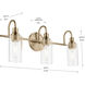 Kavi 3 Light 23 inch Champagne Bronze Vanity Light Wall Light