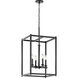 Crosby 4 Light 16 inch Black Foyer Pendant Ceiling Light
