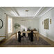 Sycara LED 5 inch Champagne Bronze Chandelier Linear Ceiling Light, Single