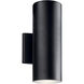 Independence LED 12 inch Textured Black Outdoor Wall, Small