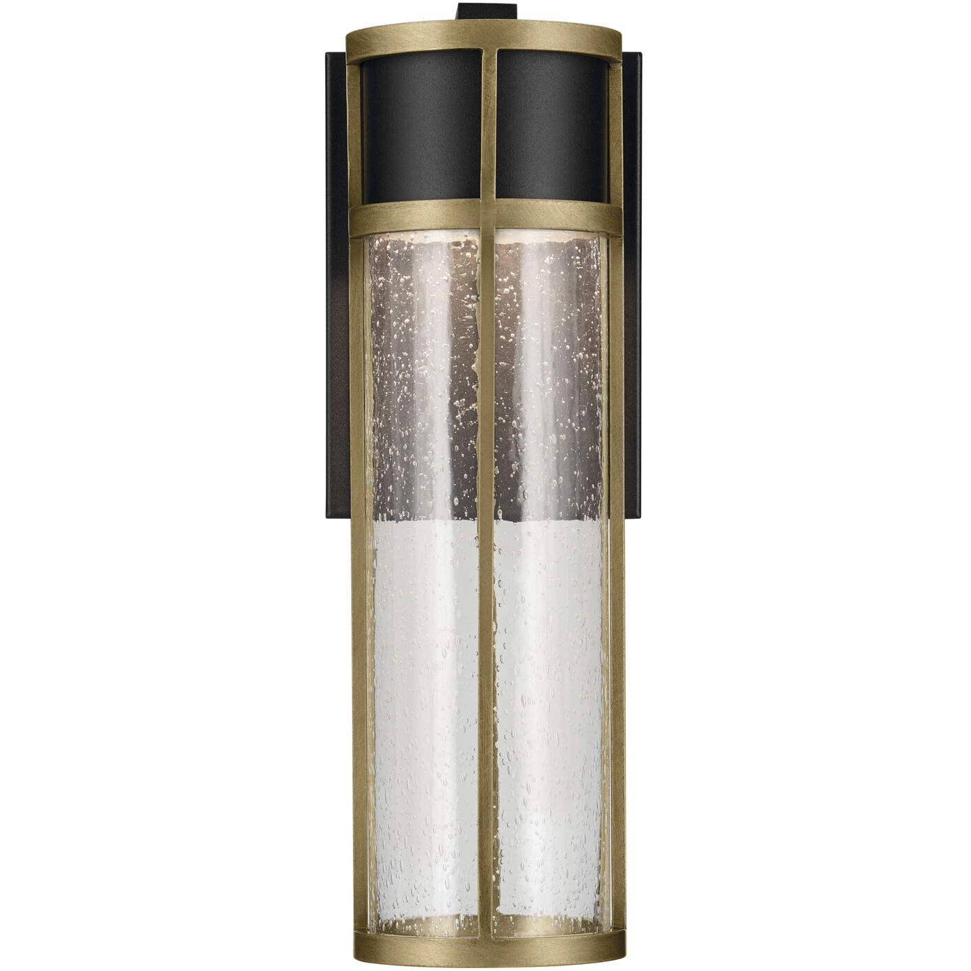 Camillo LED 15.75 inch Black Textured Outdoor Wall, Medium