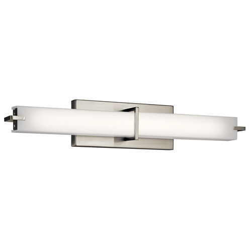 Independence LED 26 inch Brushed Nickel Linear Bath Medium Wall Light, Medium