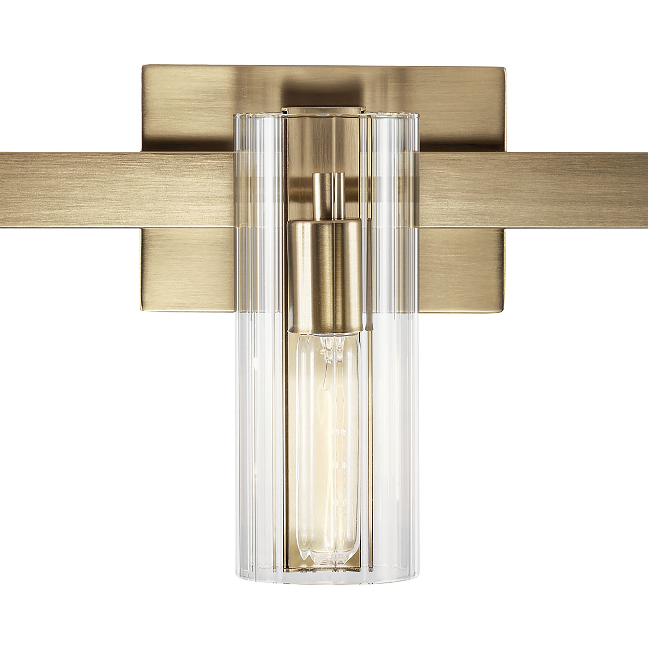 Jemsa 3 Light 22.75 inch Champagne Bronze Bath Bracket Wall Light, 3 Arm