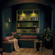 Ruehl 1 Light 6.25 inch Lacquered Brass Wall Sconce Wall Light