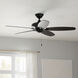 Renew 52 inch Satin Black Ceiling Fan