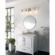 Everett 4 Light 34.25 inch Brushed Brass Bath Vanity Light Wall Light