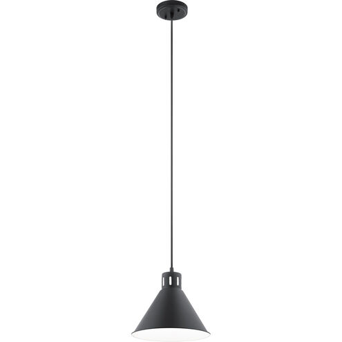 Zailey 1 Light 11 inch Black Pendant Ceiling Light