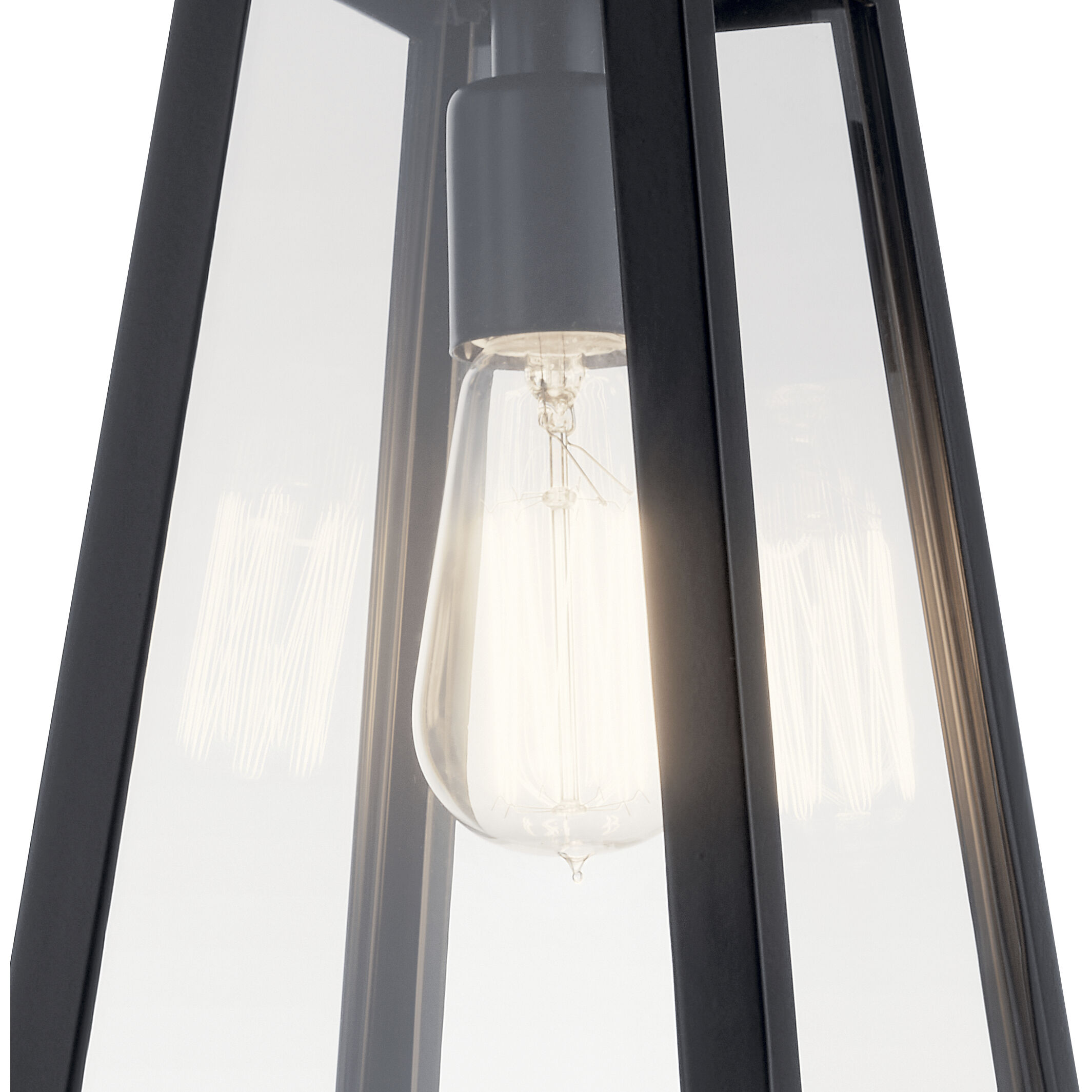 Delison 1 Light 14 inch Black Outdoor Wall Sconce