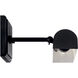 Carston 1 Light 12.25 inch Black Wall Sconce Wall Light