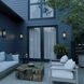 Marea 1 Light 17 inch Textured Black Outdoor Wall Light