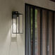 Branner 1 Light 24 inch Textured Black Outdoor Wall Light