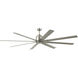 Breda 84 inch Brushed Nickel Ceiling Fan
