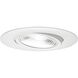 Direct To Ceiling Gimble Textured White Downlight