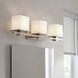 Tully 3 Light 24 inch Antique Pewter Wall Mt Bath 3 Arm Wall Light
