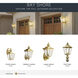 Bay Shore 1 Light 16 inch Polished Brass Outdoor Wall, Medium