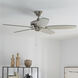 Renew Es 52 inch Brushed Stainless Steel with Silver Blades Ceiling Fan