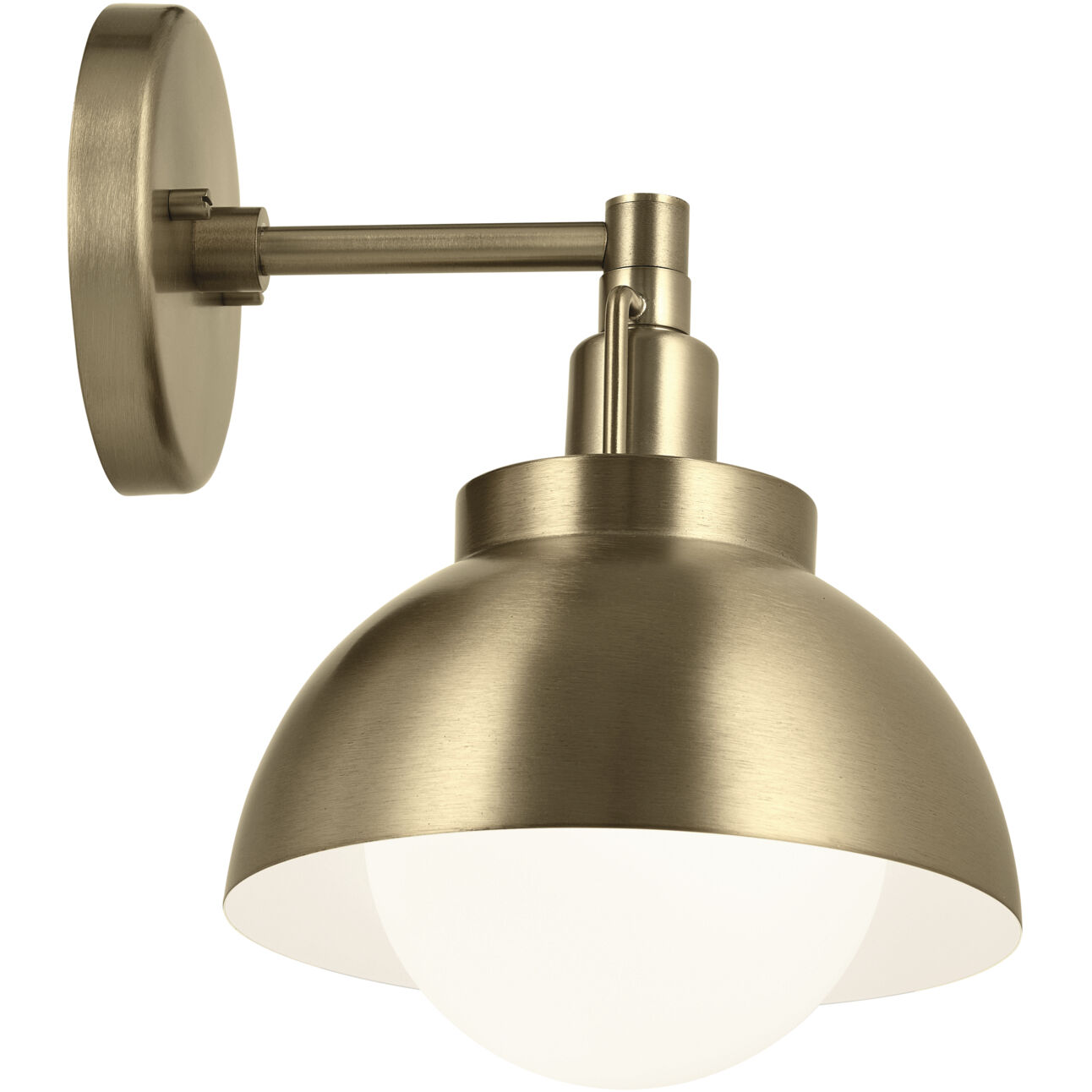 Niva LED 8 inch Champagne Bronze Semi Flush Mount Ceiling Light